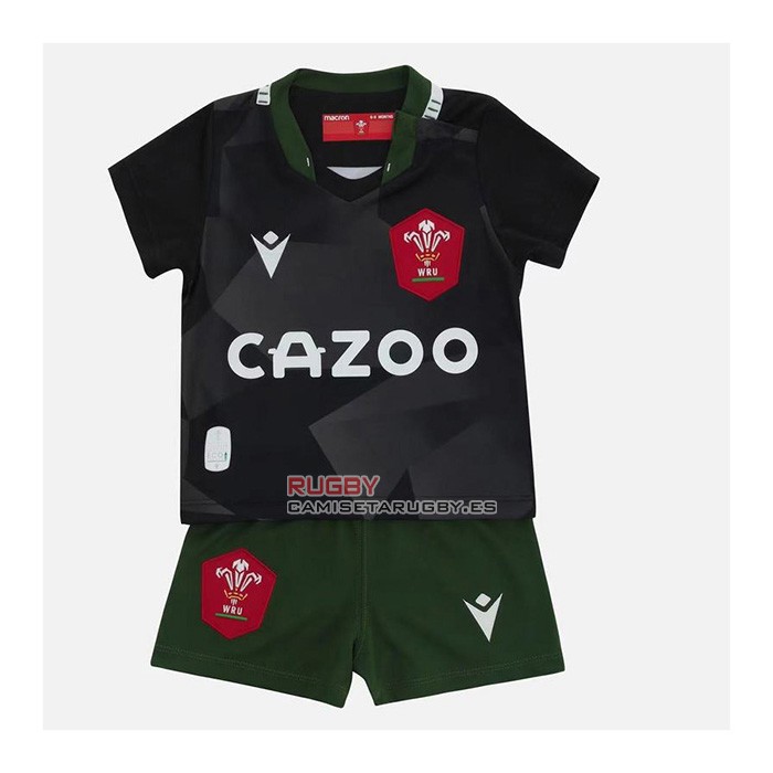 Camiseta Ninos Kit Gales Rugby 2022 Segunda